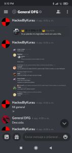 Captura de Meddiout hackeado tomada por Kurau