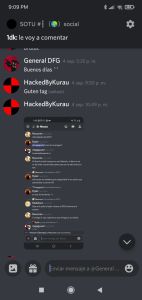 Captura de Meddiout hackeado tomada por Kurau