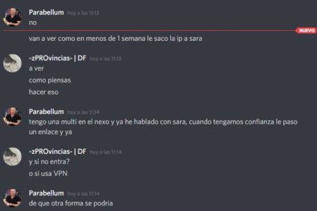 Parabellum, Meddiout, Ezze y zProvincias querian planear un hackeo o doxxeo a la ex de Kurau y al propio Kurau, spoiler: no hicieron ni mierda